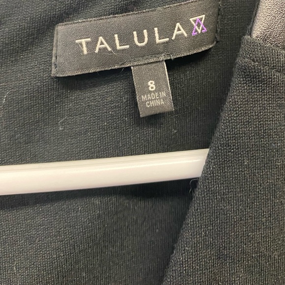 Black Leather Talula/Aritzia Dress - Picture 4 of 4